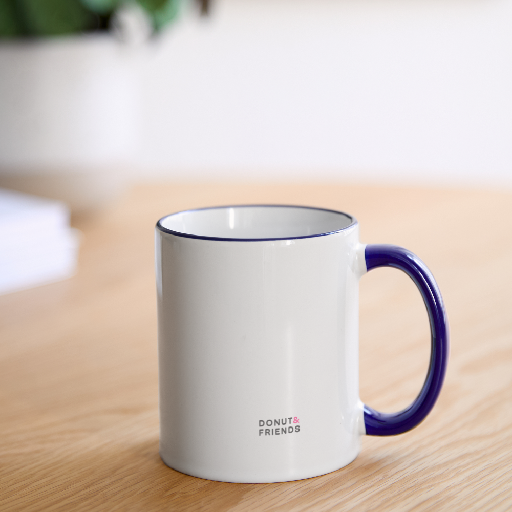 Mug What the Fox ! - Renard - blanc/bleu cobalt