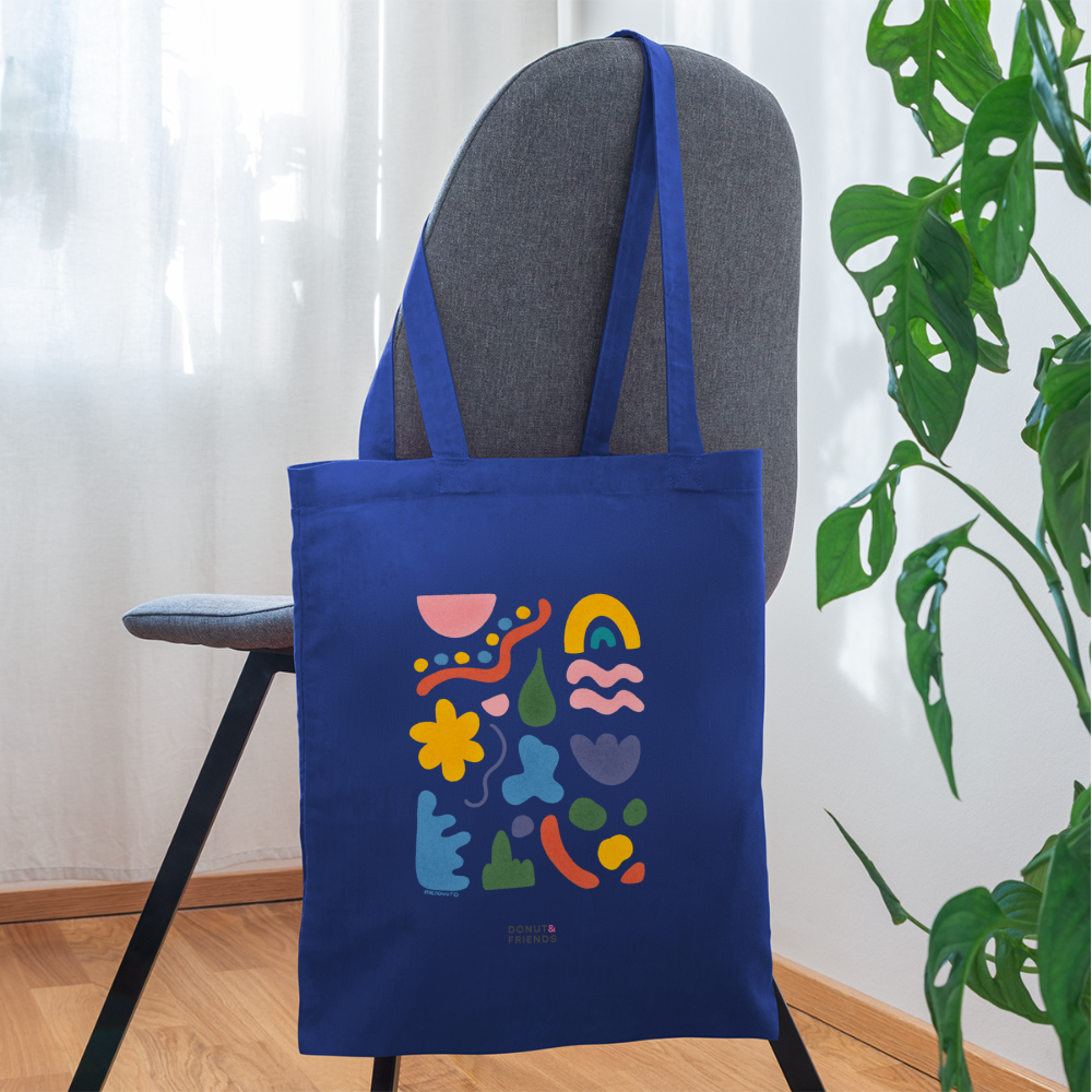 Tote Bag - Fête - bleu royal