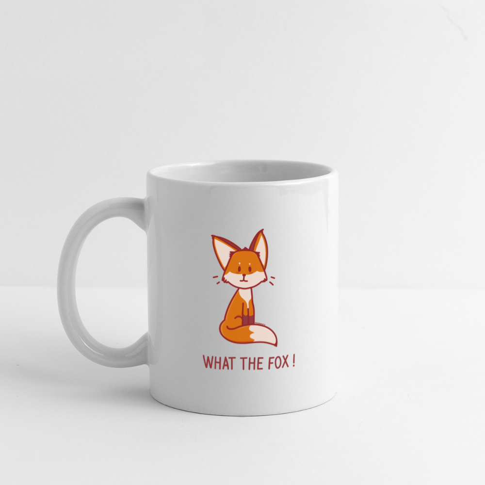 Mug What the Fox ! - Renard - blanc