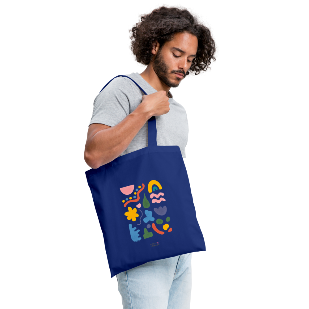 Tote Bag - Fête - bleu royal