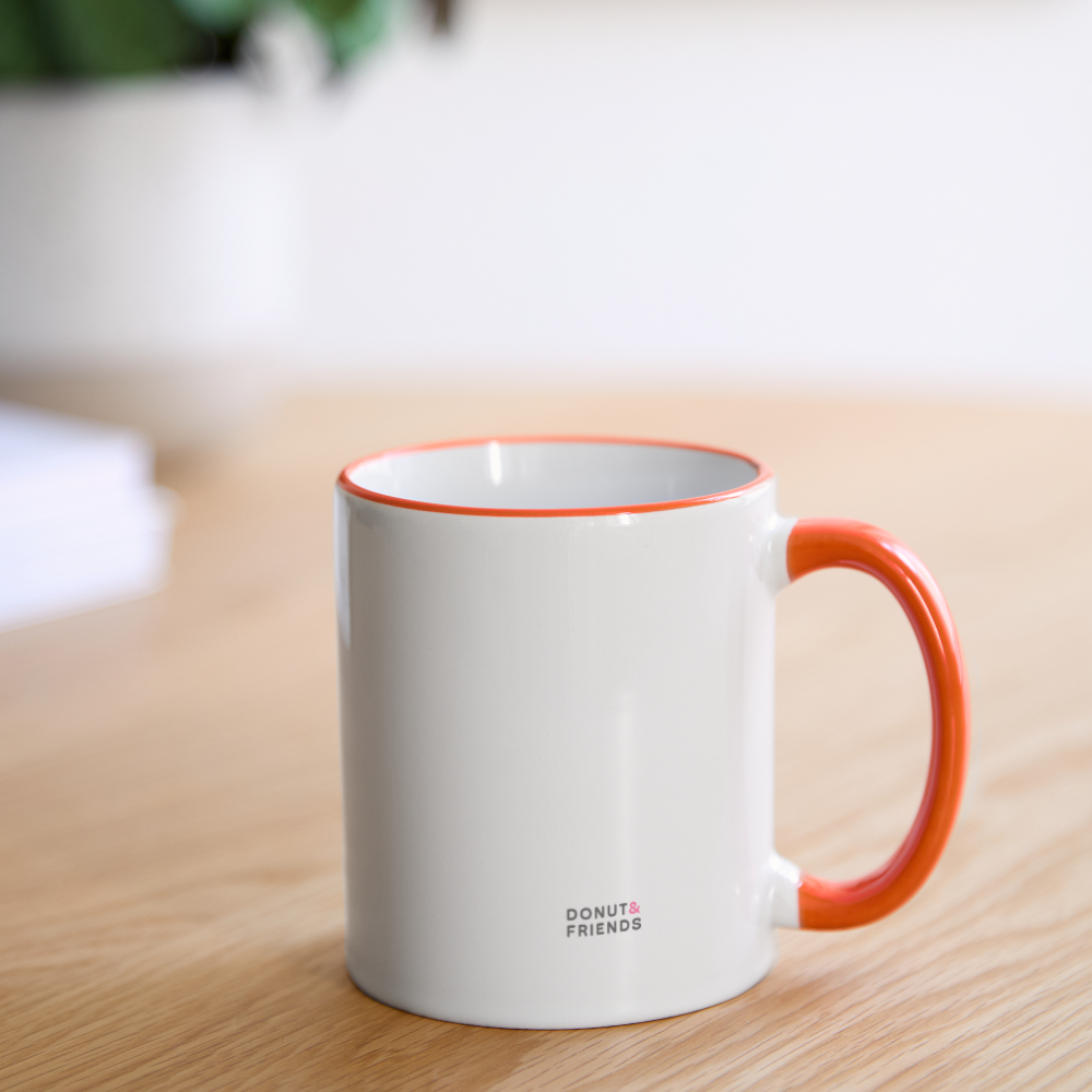 Mug Chatastrophe ! - Chat - blanc/orange