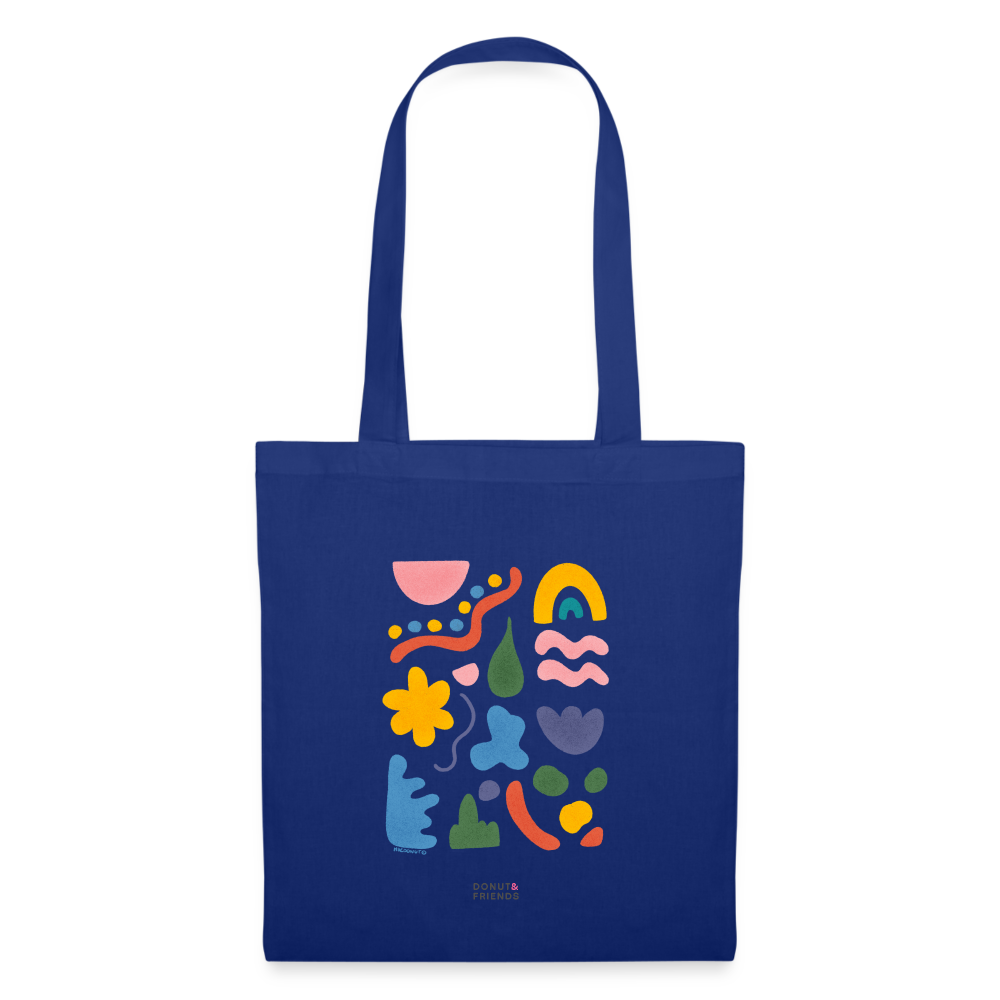 Tote Bag - Fête - bleu royal