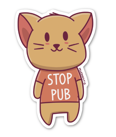 sticker stop pub chat