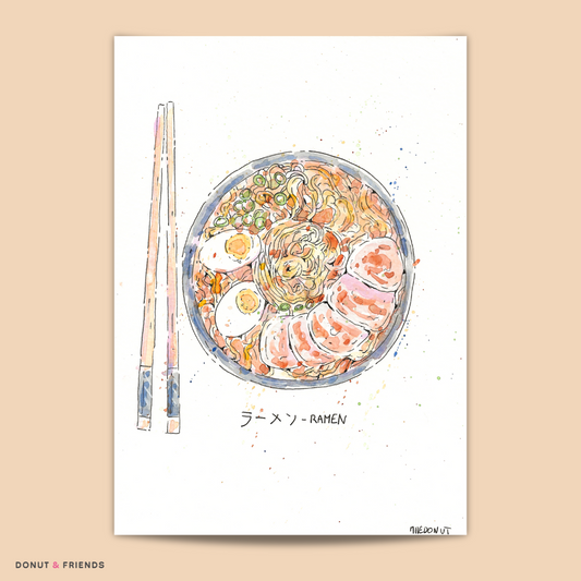 Aquarelle Originale - Ramen