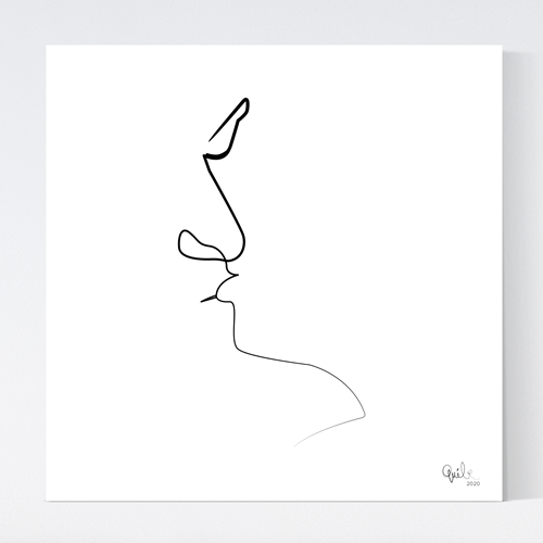 Complete series Kisses 30 x 30 cm