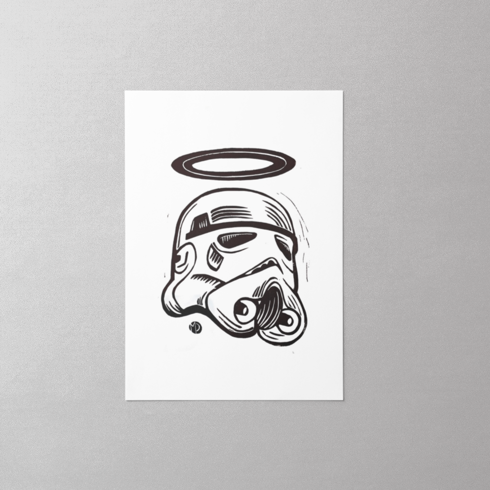 Stormtrooper - Linogravure Originale