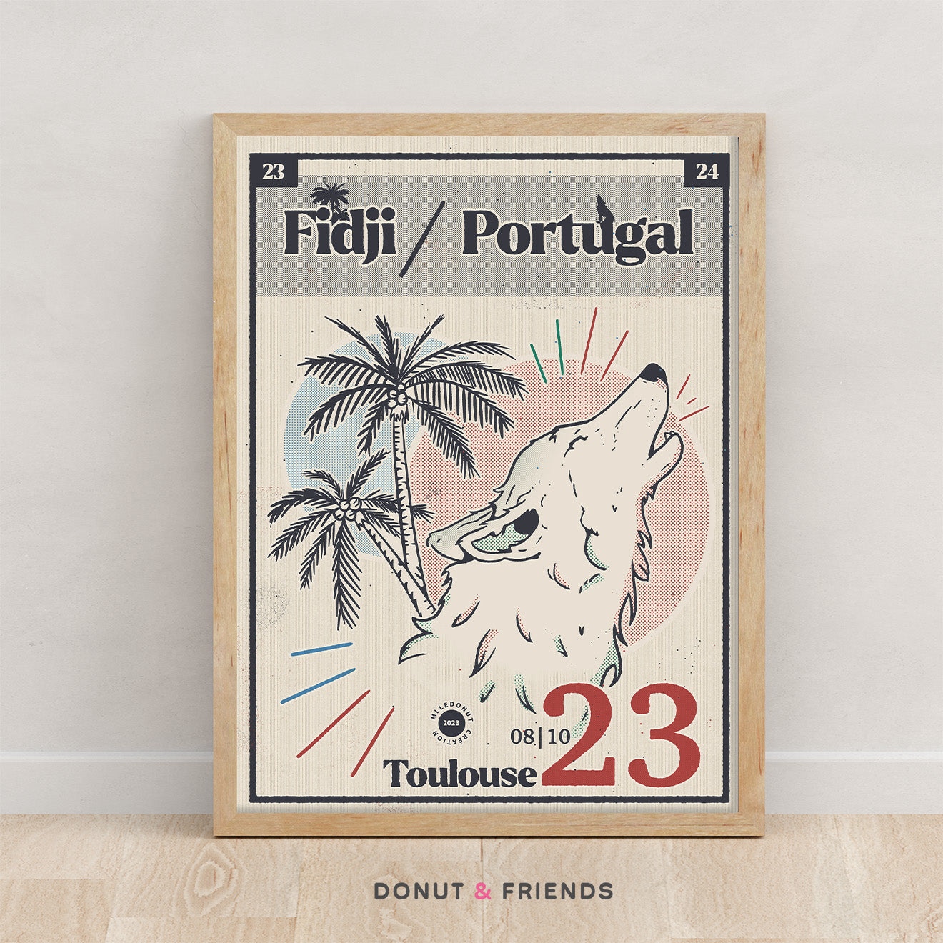 Rugby Poster - Fiji - Portugal