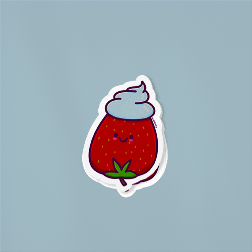 Strawberry Sticker