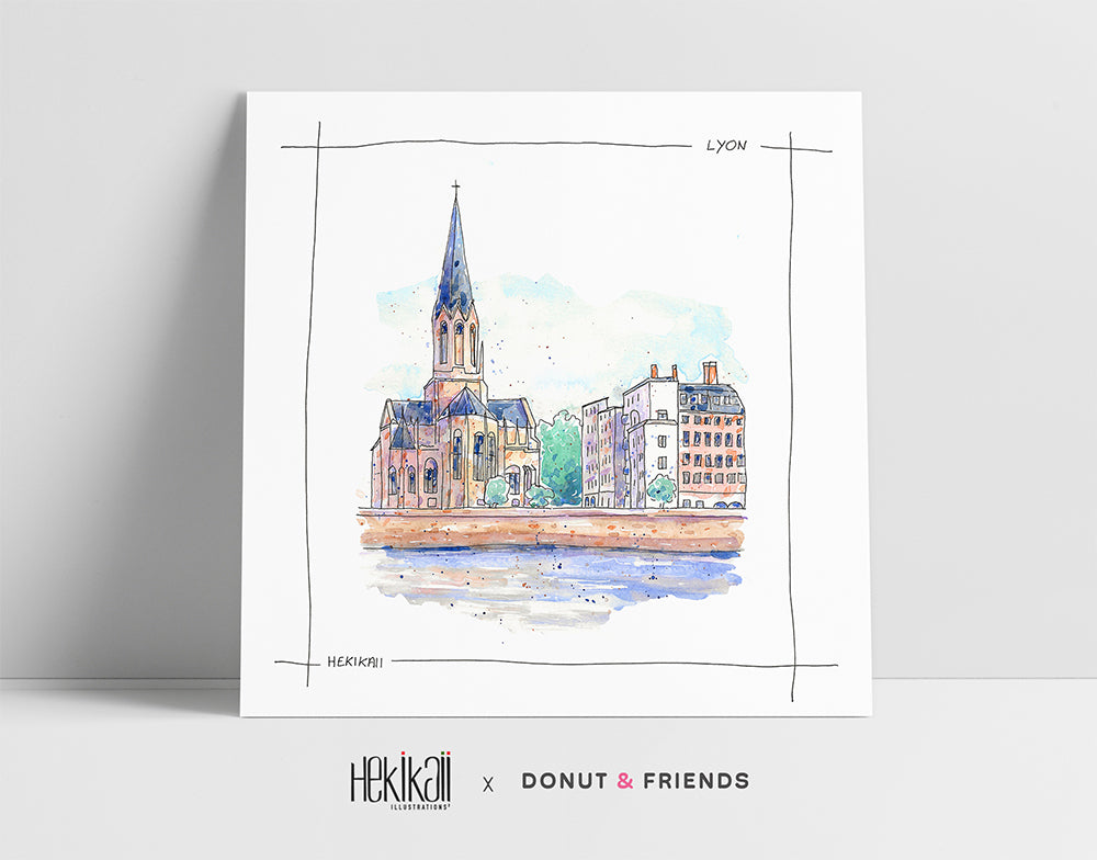 Lyon - watercolor - pre-order