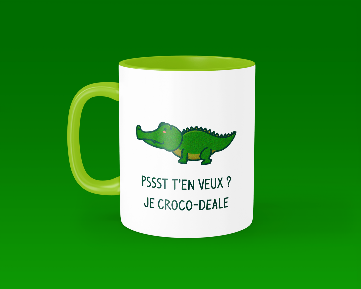 Mug Crocodile -Je croco-deale