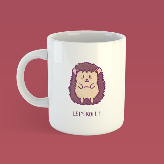 Let's roll! Mug - Hedgehog