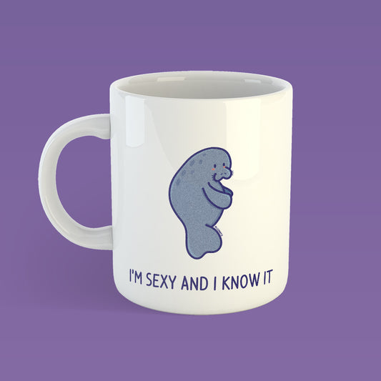 Mug I'm sexy and I know it - Manatee