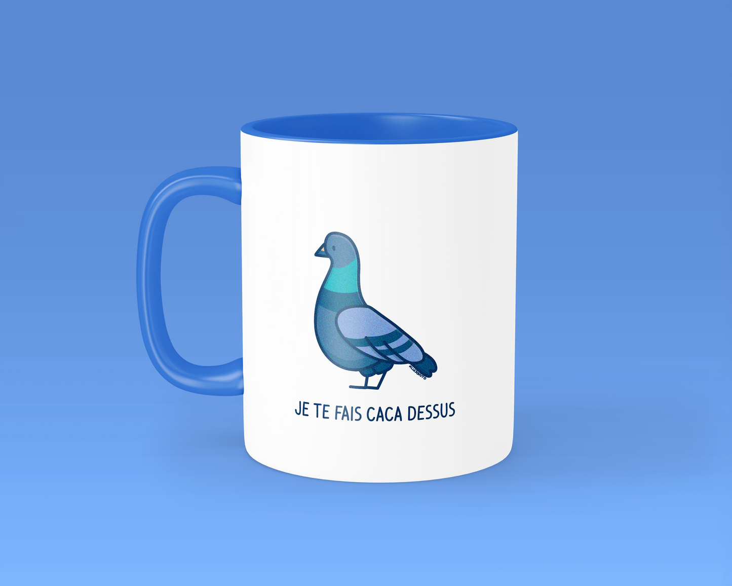 I Poop on You Mug - Pigeon - New Edition