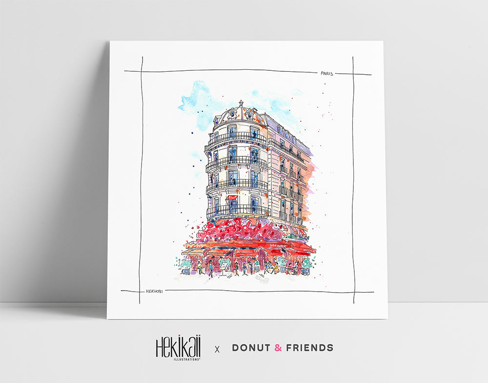 Paris - watercolor - pre-order