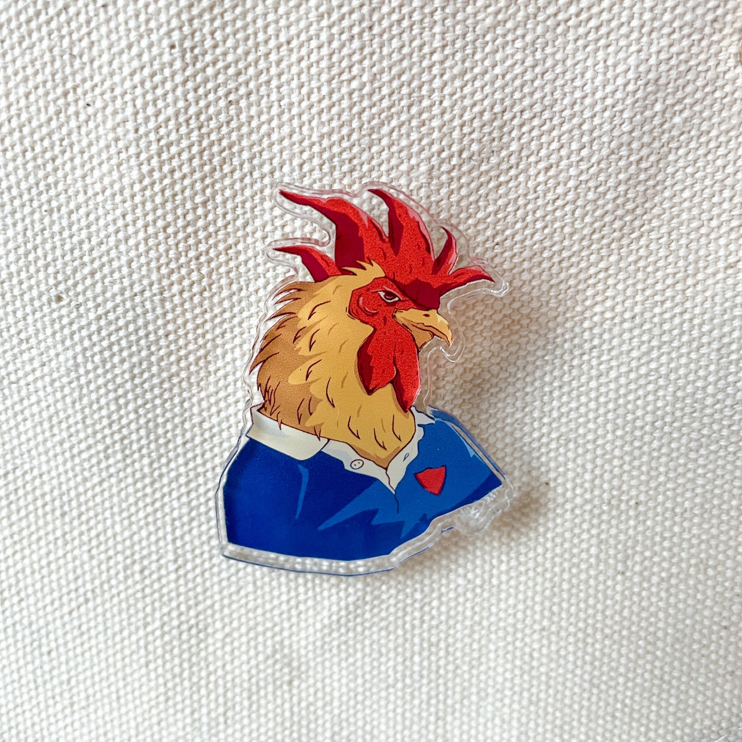 Acrylic Pin - Rooster - New Generation Rugby