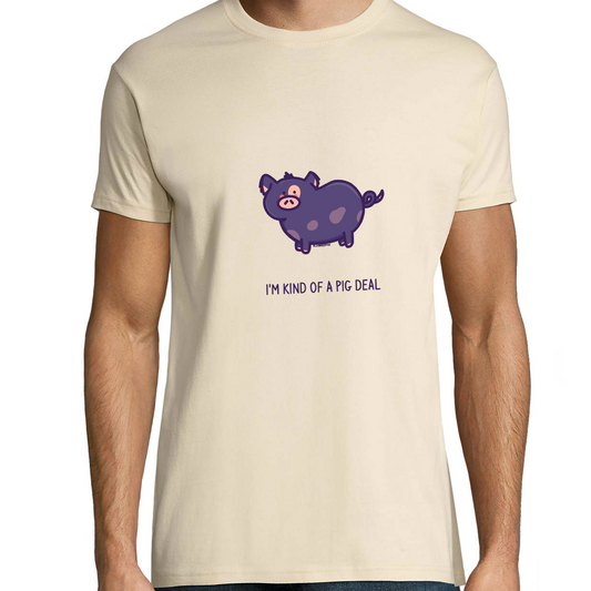 Men's T-shirt - I'm kind of a pig deal - Pig